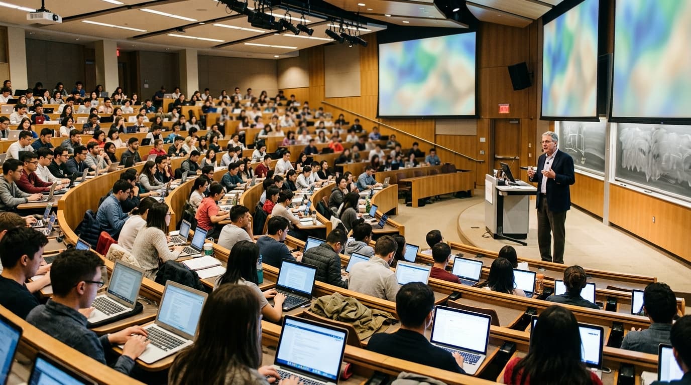 University library where Compilatio is used to detect AI writing